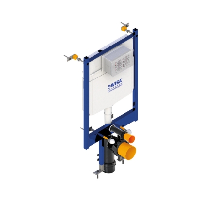 Εικόνα της Καζανάκι Εντοιχισμού Wisa Slim 90 2851 Μονότουβλο Για Κρεμαστή Λεκάνη Έξοδος Κάτω