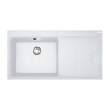 Εικόνα της Νεροχύτης Franke New Mythos MTG 611 (100x51,5) Polar White Ποδιά Δεξιά 3140070242