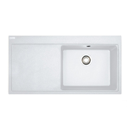 Εικόνα της Νεροχύτης Franke New Mythos MTG 611 (100x51,5) Polar White Ποδιά Αριστερά 3140070247