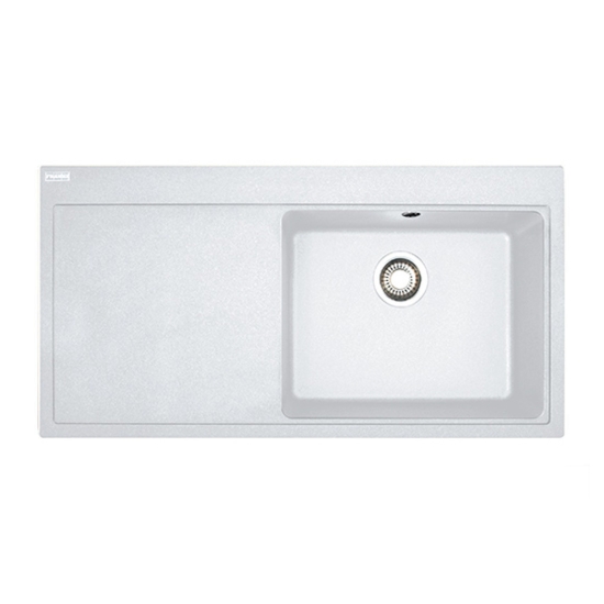 Εικόνα της Νεροχύτης Franke New Mythos MTG 611 (100x51,5) Polar White Ποδιά Αριστερά 3140070247