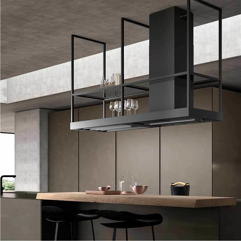 Εικόνα της Απορροφητήρας Faber T-Shelf EV8 BK Matt A180  Μαύρο Οροφής