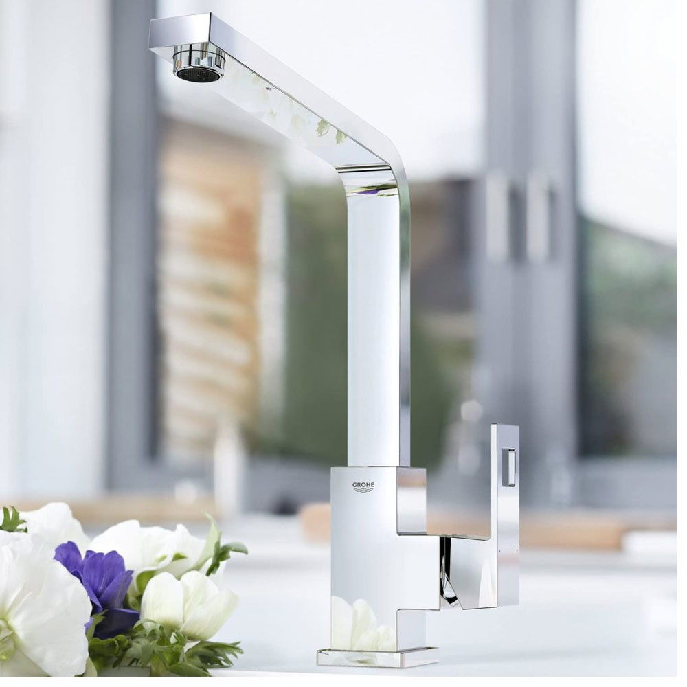 Εικόνα της Μπαταρία Κουζίνας Grohe Eurocube 31255000 Χρωμέ
