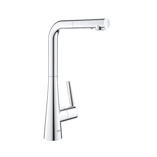 Εικόνα της Μπαταρία Κουζίνας Grohe Zedra Ντους 2 Ροών 32553002 Χρωμέ