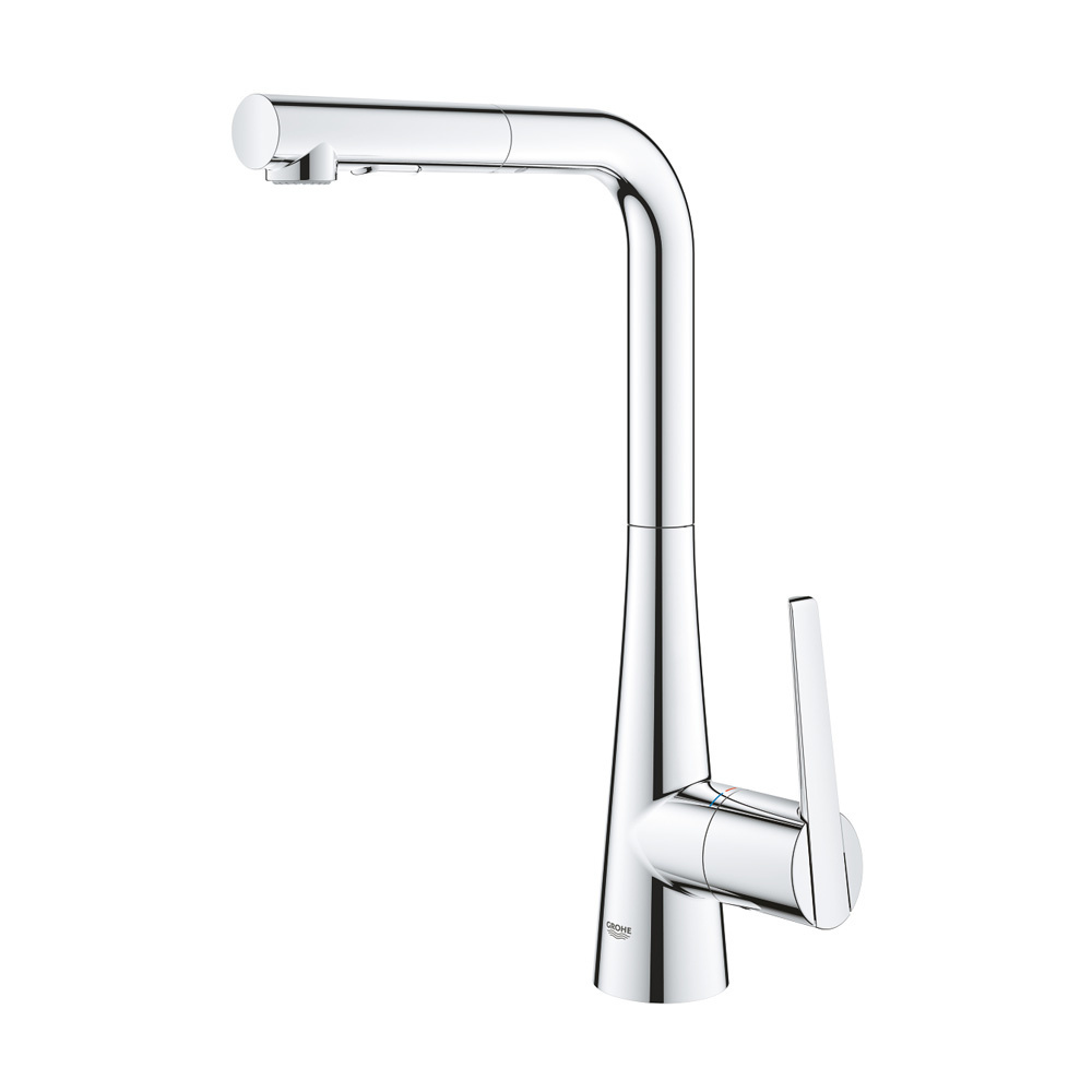 Εικόνα της Μπαταρία Κουζίνας Grohe Zedra Ντους 2 Ροών 32553002 Χρωμέ