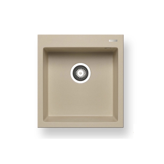 Εικόνα της Νεροχύτης Pyramis Pyragranite Istros (46x50) 1B Ivory 070108011