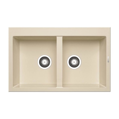 Εικόνα της Νεροχύτης Pyramis Pyragranite Alazia (79x50) 2B Ivory 070136911