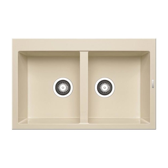 Εικόνα της Νεροχύτης Pyramis Pyragranite Alazia (79x50) 2B Ivory 070136911