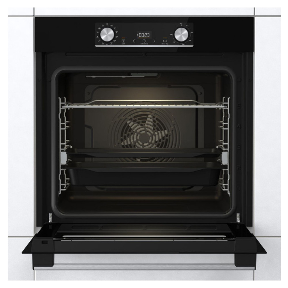 Εικόνα της Φούρνος Gorenje BOSX6737E13BG - 738440 Μαύρος 77lt  Με Λειτουργία Ατμού 034019201