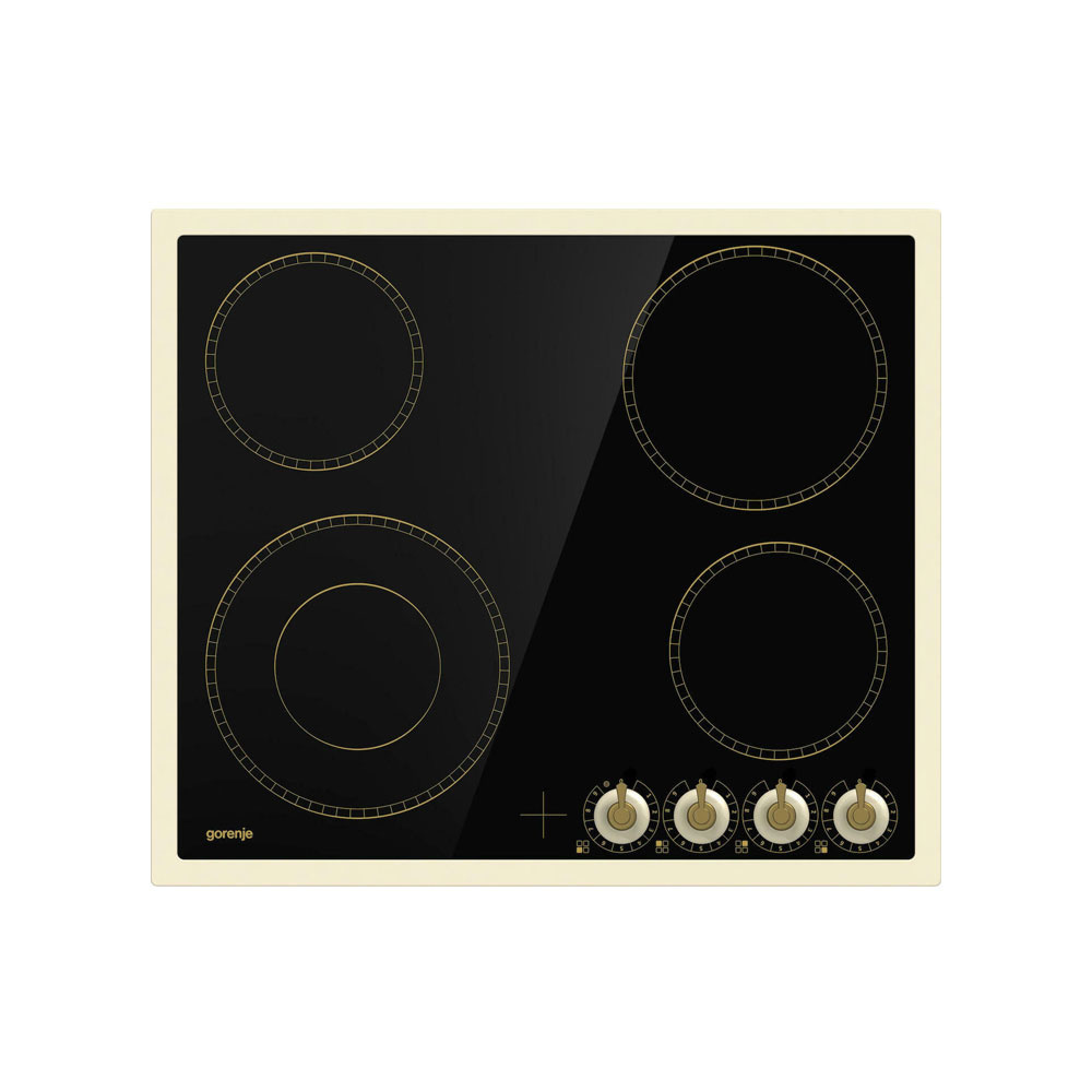 Εικόνα της Αυτόνομη Κεραμική Εστία Gorenje Classico EC642CLI - 730791 Μπεζ Με Πλαίσιο 034021001