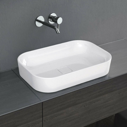 Εικόνα της Νιπτήρας Μπάνιου Bianco Ceramica Centro 34060-300 60x40cm