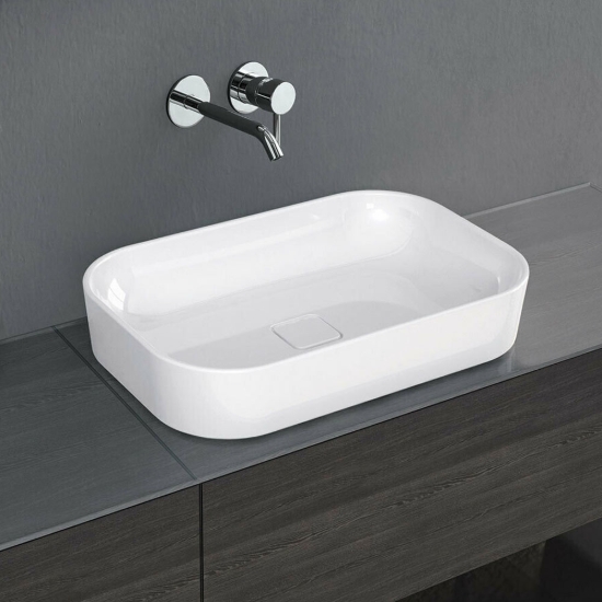 Εικόνα της Νιπτήρας Μπάνιου Bianco Ceramica Centro 34060-300 60x40cm