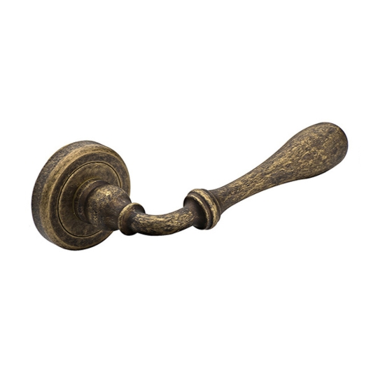 Εικόνα της Πόμολο Μεσόπορτας Με Ροζέτα Roline K370-03 Ζεύγος Αντικέ