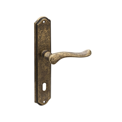 Εικόνα της Πόμολο Πόρτας Με Πλάκα (75mm) Roline K372-75 Ζεύγος Αντικέ