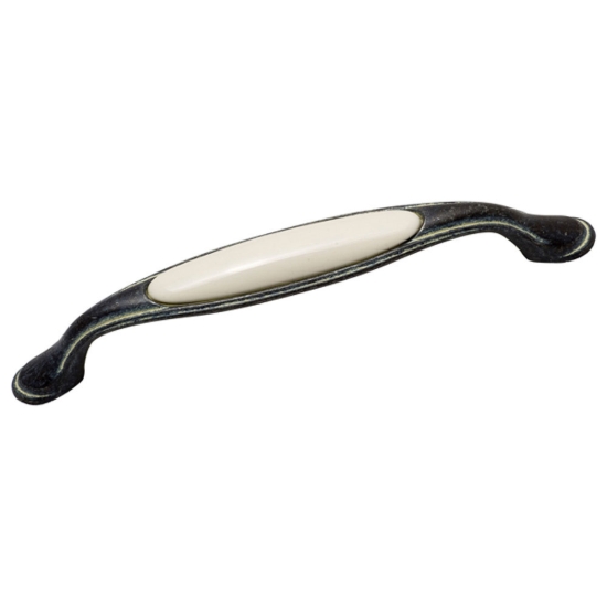 Εικόνα της Λαβή Επίπλου Roline 528 Ρουστίκ 160mm Με πορσελάνη