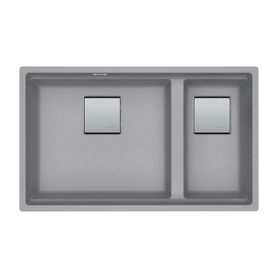 Εικόνα της Νεροχύτης Υποκαθήμενος Franke Kubus 2 KNG 120 (76x46) Stone Grey 3142101108