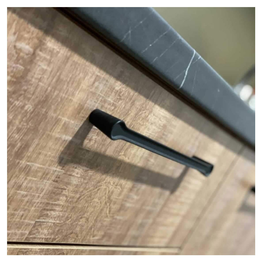 Εικόνα της Λαβή Επίπλου Roline 676 Μαύρη 128mm