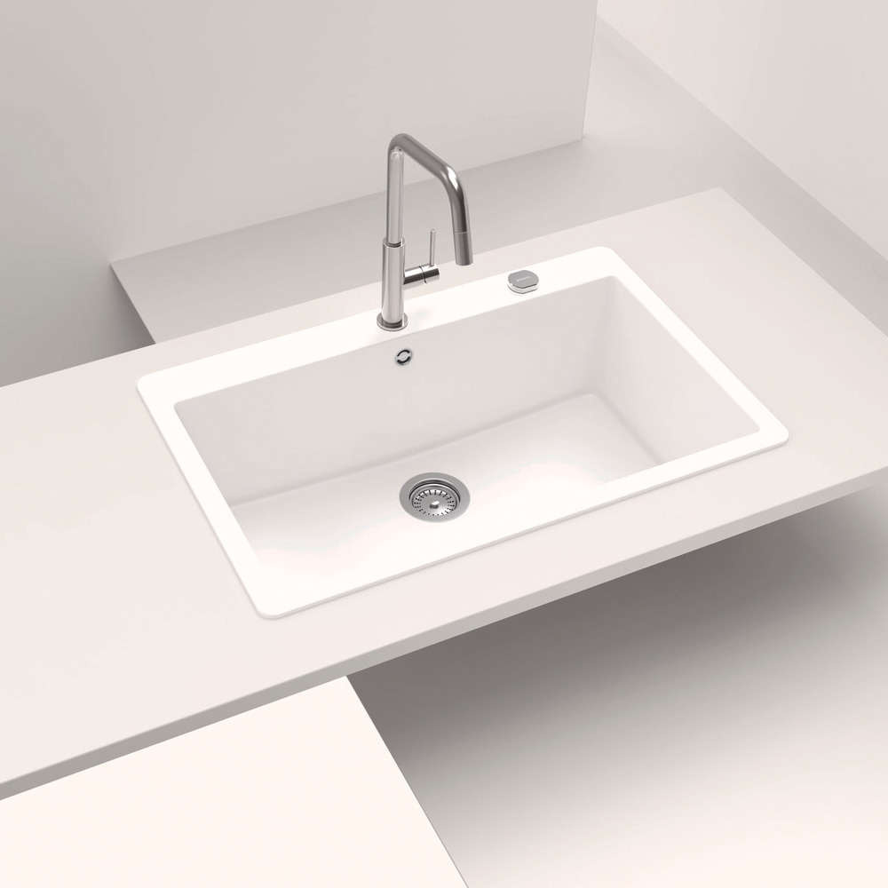 Εικόνα της Νεροχύτης Schock Cristadur Mono 15090-1302 (83,8x53) Polaris