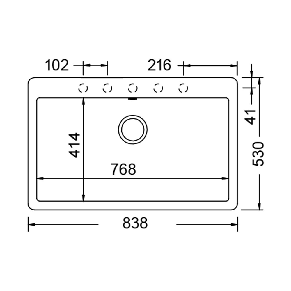 Εικόνα της Νεροχύτης Schock Cristadur Mono 15090-1442 (83,8x53) Silverstone