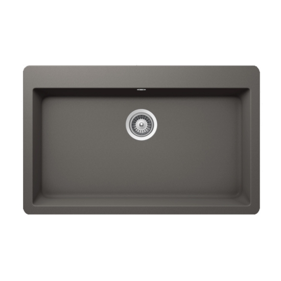 Εικόνα της Νεροχύτης Schock Cristadur Mono 15090-1442 (83,8x53) Silverstone