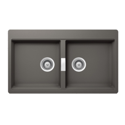 Εικόνα της Νεροχύτης Schock Cristadur Mono 15295-1442 (86x50) Silverstone