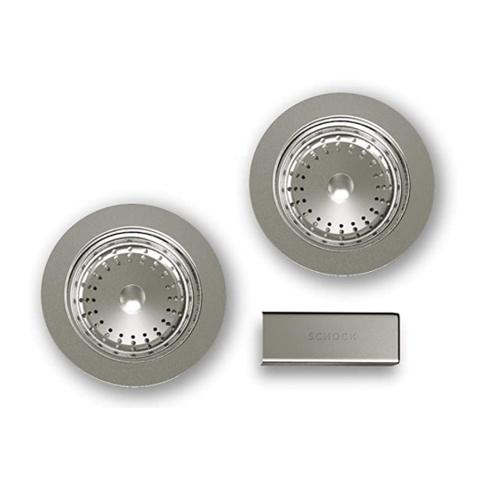 Εικόνα της Βαλβίδες + Υπερχείλιση Inox Schock 629372-110