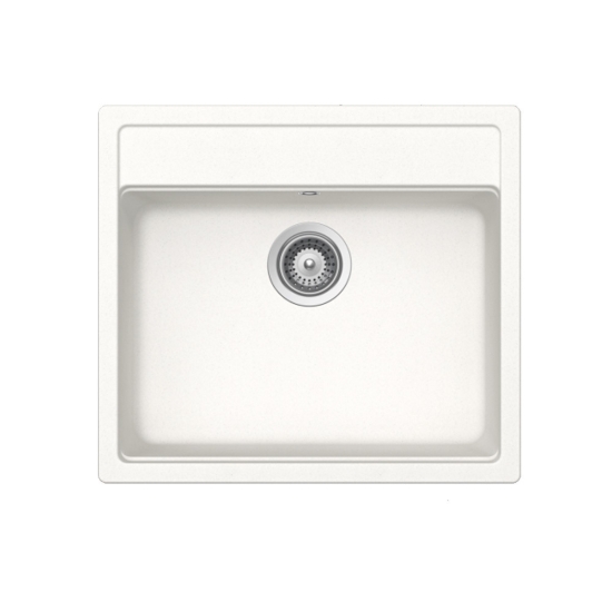 Εικόνα της Νεροχύτης Schock Cristalite Manhattan 30060-1301 (57x51) Superwhite