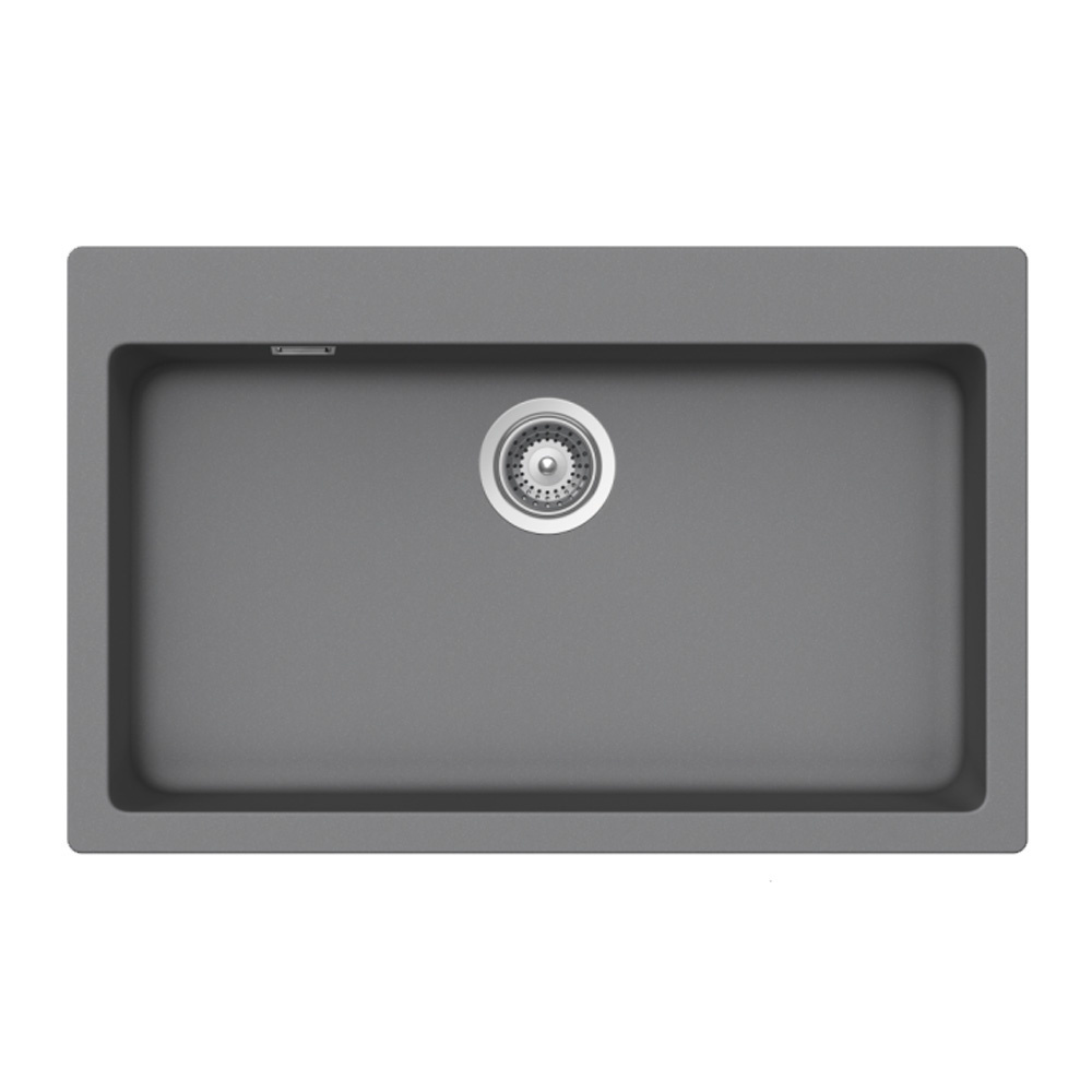 Εικόνα της Νεροχύτης Schock Cristalite Manhattan 30080-1441 (79x50) Croma (Grey)