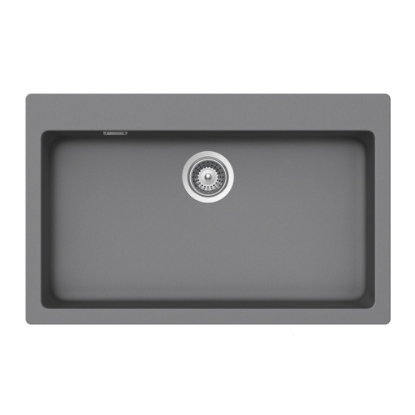 Εικόνα της Νεροχύτης Schock Cristalite Manhattan 30080-1441 (79x50) Croma (Grey)