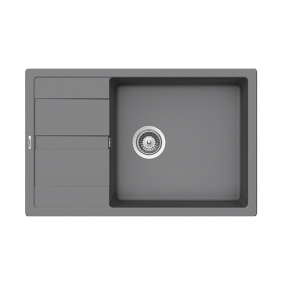 Εικόνα της Νεροχύτης Schock Cristalite Manhattan 30180-1441 (78x50) Croma (Grey)