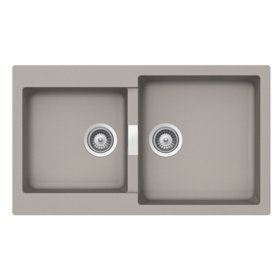 Εικόνα της Νεροχύτης Schock Cristalite Manhattan 30290-1451 (86x50) Concrete Beton