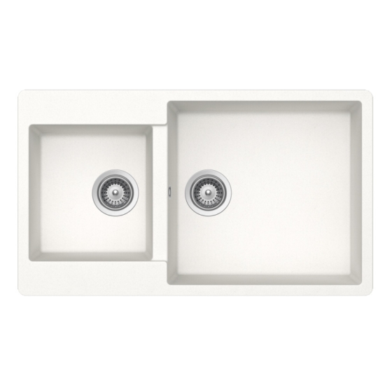 Εικόνα της Νεροχύτης Schock Cristalite Element 31290-1301 (86x50) Superwhite