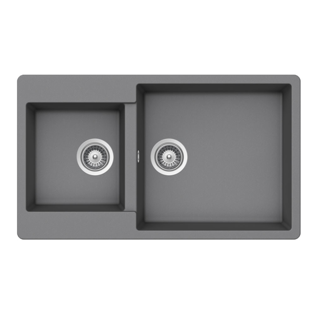 Εικόνα της Νεροχύτης Schock Cristalite Element 31290-1441 (86x50) Croma (Grey)