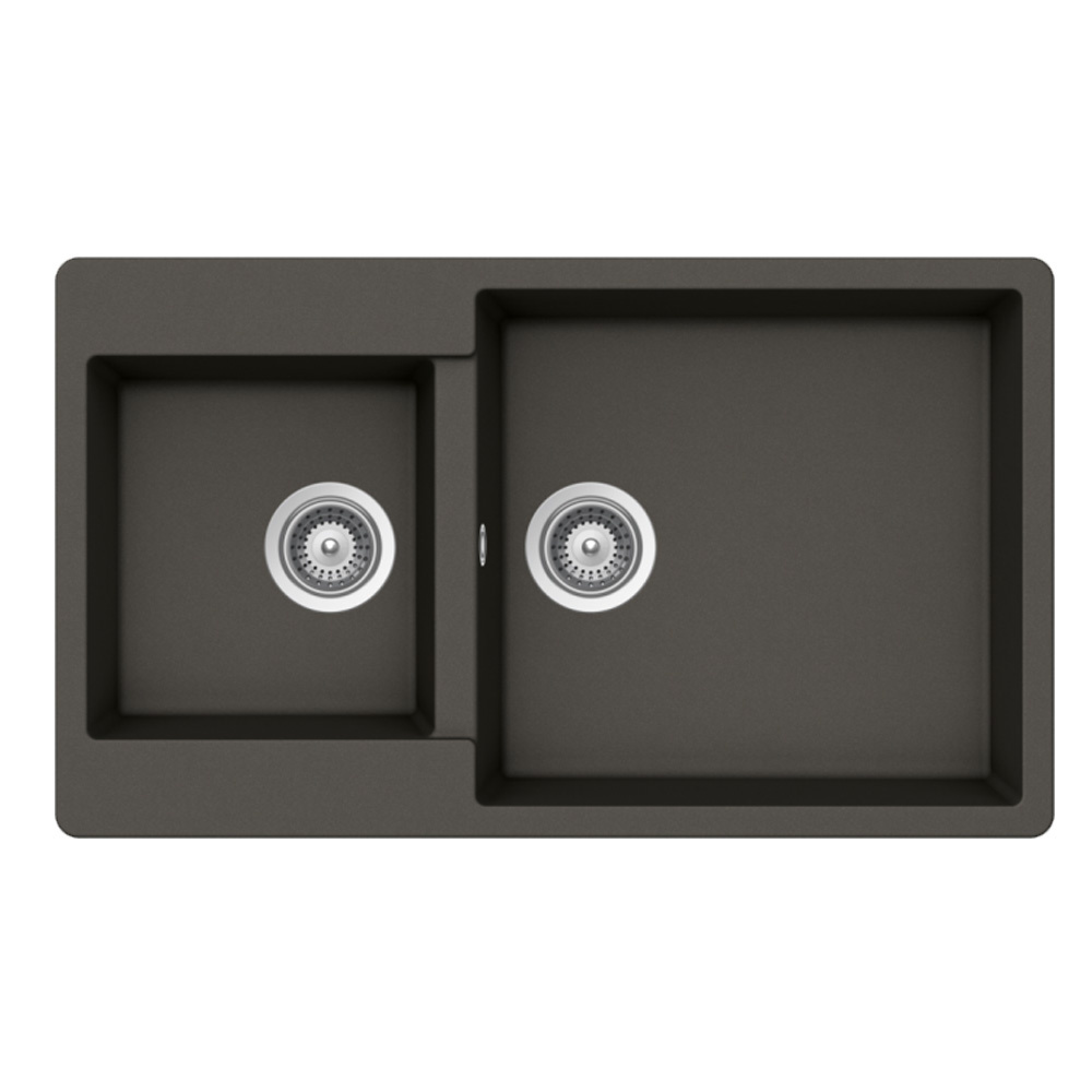 Εικόνα της Νεροχύτης Schock Cristalite Element 31290-1421 (86x50) Asphalt (Graphite)