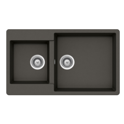 Εικόνα της Νεροχύτης Schock Cristalite Element 31290-1421 (86x50) Asphalt (Graphite)