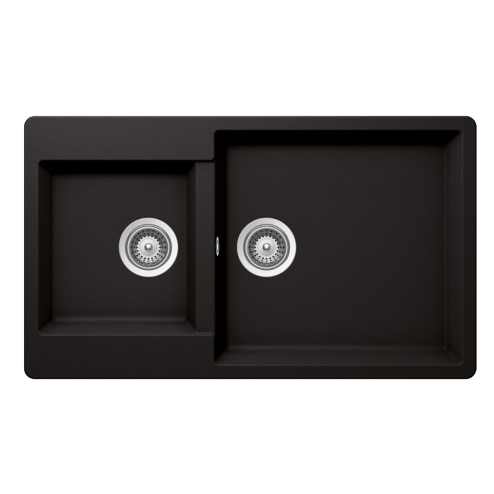 Εικόνα της Νεροχύτης Schock Cristalite Element 31290-1401 (86x50) Nero (Black)