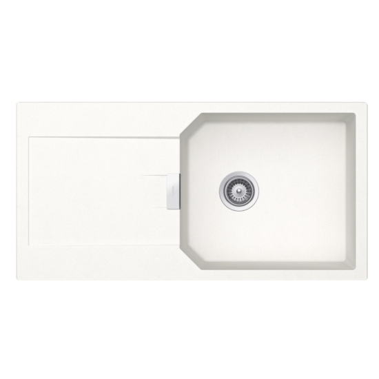 Εικόνα της Νεροχύτης Schock Cristalite Manhattan 30100-1301 (100x51) Superwhite