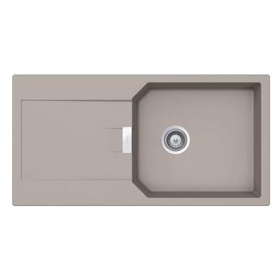 Εικόνα της Νεροχύτης Schock Cristalite Manhattan 30100-1451 (100x51) Concrete Beton