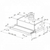 Εικόνα της Απορροφητήρας Faber Flexa NG HIP AM/X  A60 Συρόμενος 60cm Inox 315.0635.133