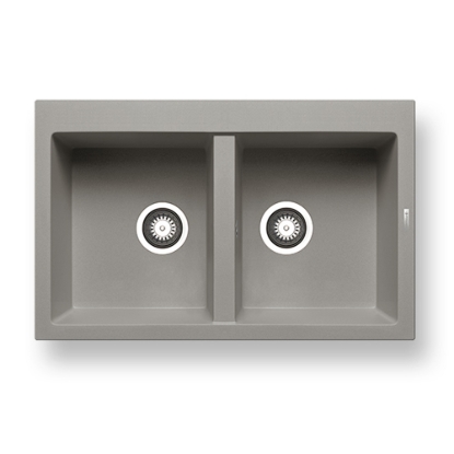 Εικόνα της Νεροχύτης Pyramis Pyragranite Alazia (79x50) 2B Industrial Grey 070106511