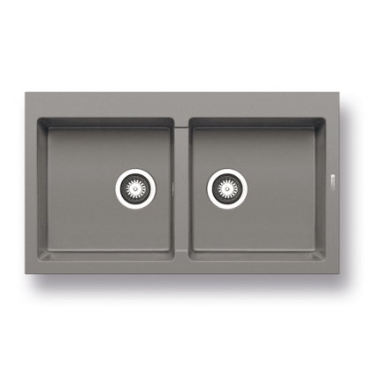 Εικόνα της Νεροχύτης Pyramis Pyragranite Athlos (86x50) 2B Industrial Grey 070185911