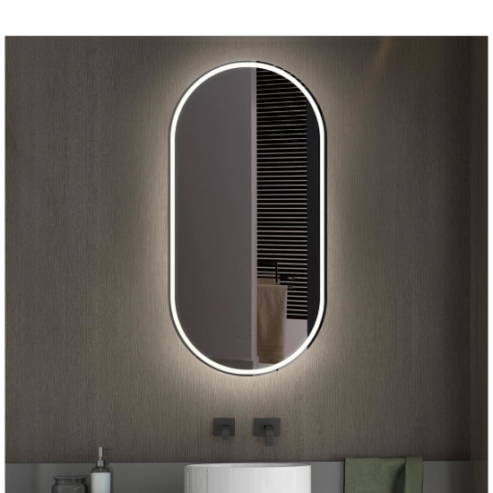 Εικόνα της Καθρέπτης Φωτιζόμενος LED Luminor Solano 45 45x100cm