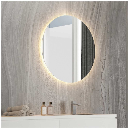 Εικόνα της Καθρέπτης Φωτιζόμενος LED Luminor Idol 70 Ø70cm