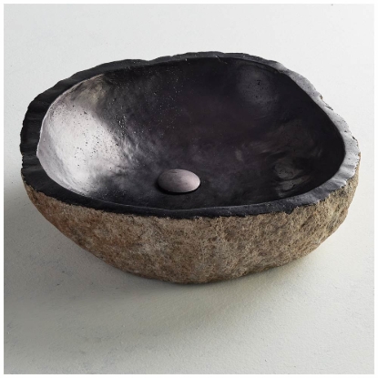Εικόνα της Νιπτήρας Μπάνιου Fossil Riverstone Vero RV60 Ø50-60cm