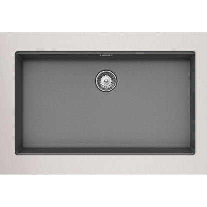 Εικόνα της Νεροχύτης Υποκαθήμενος Schock Cristalite Manhattan 30080U-1441 (75x45,6) Croma (Grey)