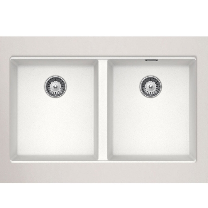 Εικόνα της Νεροχύτης Υποκαθήμενος Schock Cristalite Manhattan 30290U-1301 (75x45,6) Superwhite