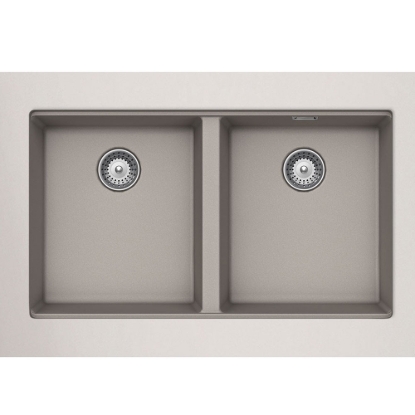 Εικόνα της Νεροχύτης Υποκαθήμενος Schock Cristalite Manhattan 30290U-1451 (75x45,6) Concrete Beton