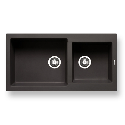 Εικόνα της Νεροχύτης Pyramis Pyragranite Alazia (96x50) 1 3/4B Graphite Carbon 070182911