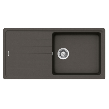 Εικόνα της Νεροχύτης Schock Cristalite Element 31100-1421 (100x50) Asphalt (Graphite)