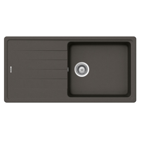 Εικόνα της Νεροχύτης Schock Cristalite Element 31100-1421 (100x50) Asphalt (Graphite)