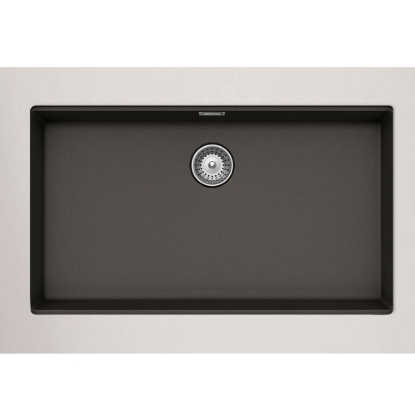 Εικόνα της Νεροχύτης Υποκαθήμενος Schock Cristalite Manhattan 30080U-1421 (75x45,6) Asphalt (Graphite)